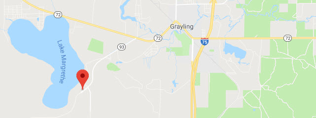 Map of Camp Grayling Trailer Park